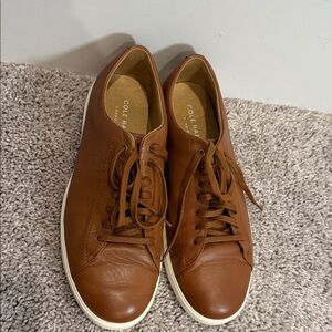 Cole Haan Men's Tan Leather Sneakers